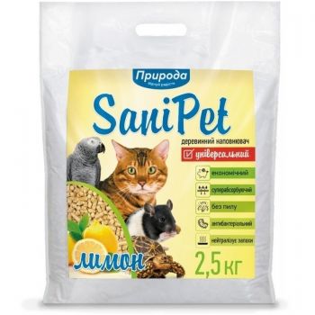 Природа SANI PET універсальний, лимон, 2,5 кг (4823082407910) | Фото 1