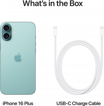 Смартфон APPLE iPhone 16 Plus 128GB Teal Смартфон APPLE iPhone 16 Plus 128GB Teal | Фото 4