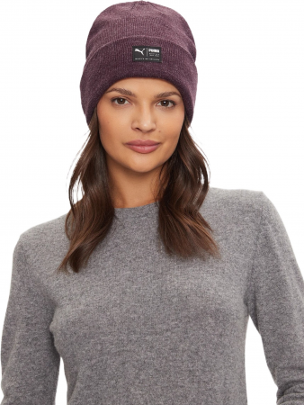 Шапка Puma Archive Heather Beanie 021739-28 Adult фіолетова | Фото 3