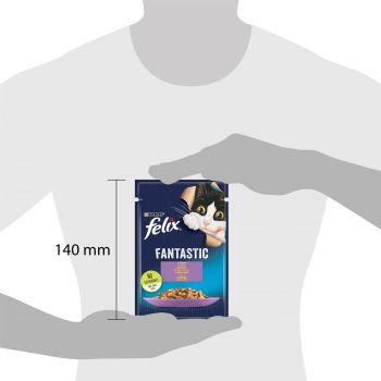 Purina Felix Fantastic З ягням. Шматочки у желе, 85 г (7613039838969) Purina Felix Fantastic З ягням. Шматочки у желе, 85 г (7613039838969) | Фото 3