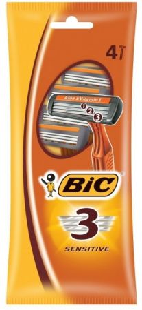 BIC Sensitive 3, 4 шт (3086126691862) | Фото 1
