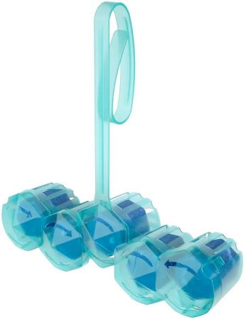 Блок чищення унітаза DOMESTOS Power 5 Свіжість океану 55 г (8720182799425) Купить средство для уборки Блок чищення унітаза DOMESTOS Power 5 Свіжість океану 55 г (8720182799425) | Фото 2