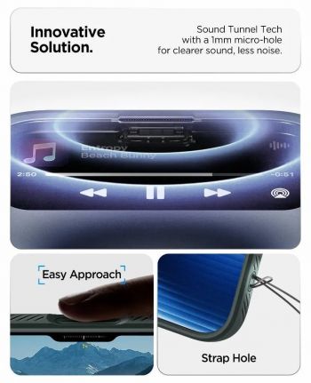 Чохол Spigen для APPLE iPhone 17 Pro Liquid Air Matte Black (ACS10331) | Фото 13