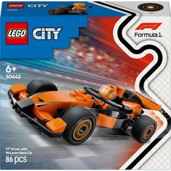 Конструктор LEGO City Пілот F1 з автомобілем для перегонів команди McLaren (60442) | Фото 1