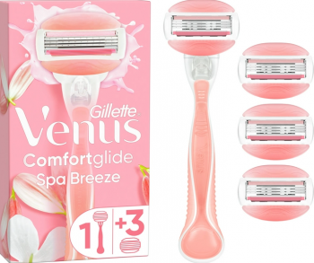 GILLETTE VENUS ComfortGlide SPA Breeze з 4 змінними касетами (7702018469727) | Фото 1