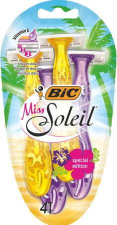 Купить станок для бритья BIC Miss Soleil Tropical 4 шт (3086123493049) | Фото 1