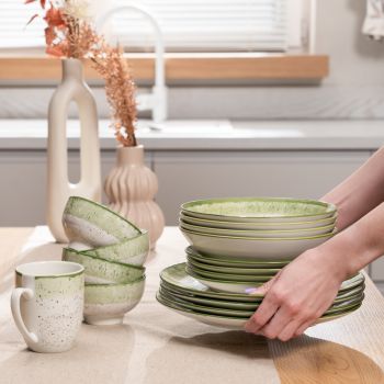 Чашка ARDESTO Siena 360 мл, біло-зелена (AR2936SWG) Чашка ARDESTO Siena 360 мл, біло-зелена (AR2936SWG) | Фото 8