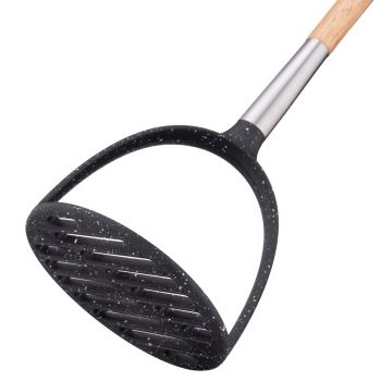 Картоплям'ялка Ardesto Midori, 33см, нейлон, дерево, нержавіюча сталь, чорний (AR1311BP) Картоплям'ялка Ardesto Midori, 33см, нейлон, дерево, нержавіюча сталь, чорний (AR1311BP) | Фото 4