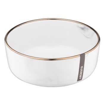 Салатник ARDESTO Marmo, 15,6 см, бежевий, кераміка (AR2916MRB) | Фото 3