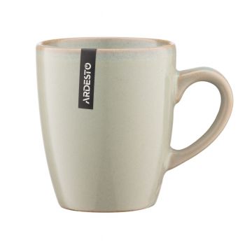 Чашка ARDESTO Lecco, 390 мл, сіра, кераміка (AR2939LRG) Чашка ARDESTO Lecco, 390 мл, сіра, кераміка (AR2939LRG) | Фото 5