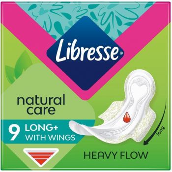 Прокладки гігієнічні LIBRESSE Natural Care Ultra Super, 9 шт. (7322540523744) | Фото 1