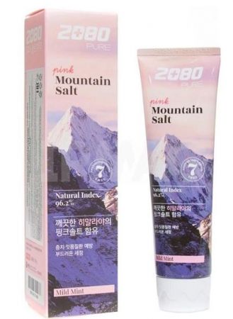 Aekyung 2080 Pink Mountain Salt Toothpaste з рожевою гімалайською сіллю 120 г (8801046311486) | Фото 1