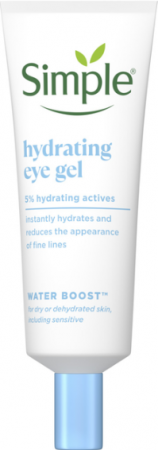 Гель для зони навколо очей зволожувальний Simple Hydrating Eye Gel Water Boost 25мл | Фото 2