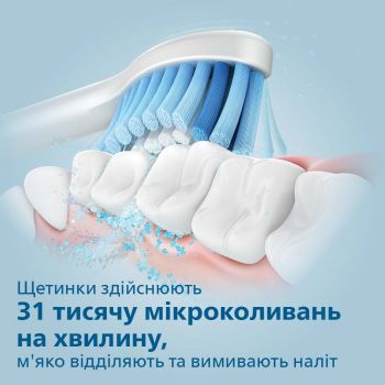 Електрична зубная щітка PHILIPS Sonicare 3100 series HX3671/14 | Фото 7