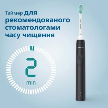 Електрична зубная щітка PHILIPS Sonicare 3100 series HX3671/14 | Фото 8
