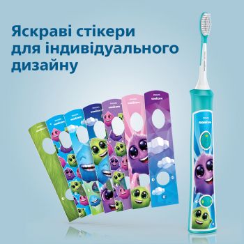 Електрична зубна щітка PHILIPS For Kids Sonicare (HX6322/04) | Фото 7