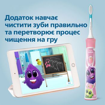 Електрична зубна щітка PHILIPS Sonicare For Kids (HX6352/42) | Фото 6
