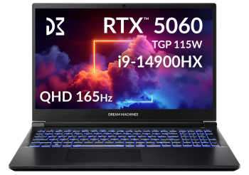 Купить ноутбук Ноутбук Dream Machines RG5060-15 Black (RG5060-15UA30) | Фото 2