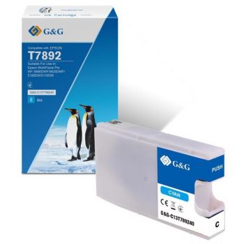 G&G для EPSON WF-5110/WF-5620 cyan XXL (4000 стор) (G&G-C13T789240) | Фото 1
