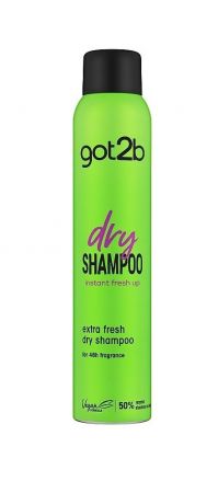 Got2b Сухий шампунь extra fresh 200 мл (9000101043211) Купить шампунь для волос Got2b Сухий шампунь extra fresh 200 мл (9000101043211) | Фото 1