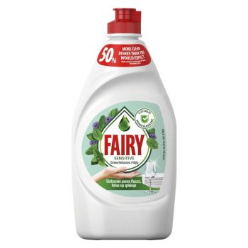 Засіб для миття посуду FAIRY Sensitive Чайне дерево та м'ята 450мл (8006530111621) Засіб для миття посуду FAIRY Sensitive Чайне дерево та м'ята 450мл (8006530111621) | Фото 1